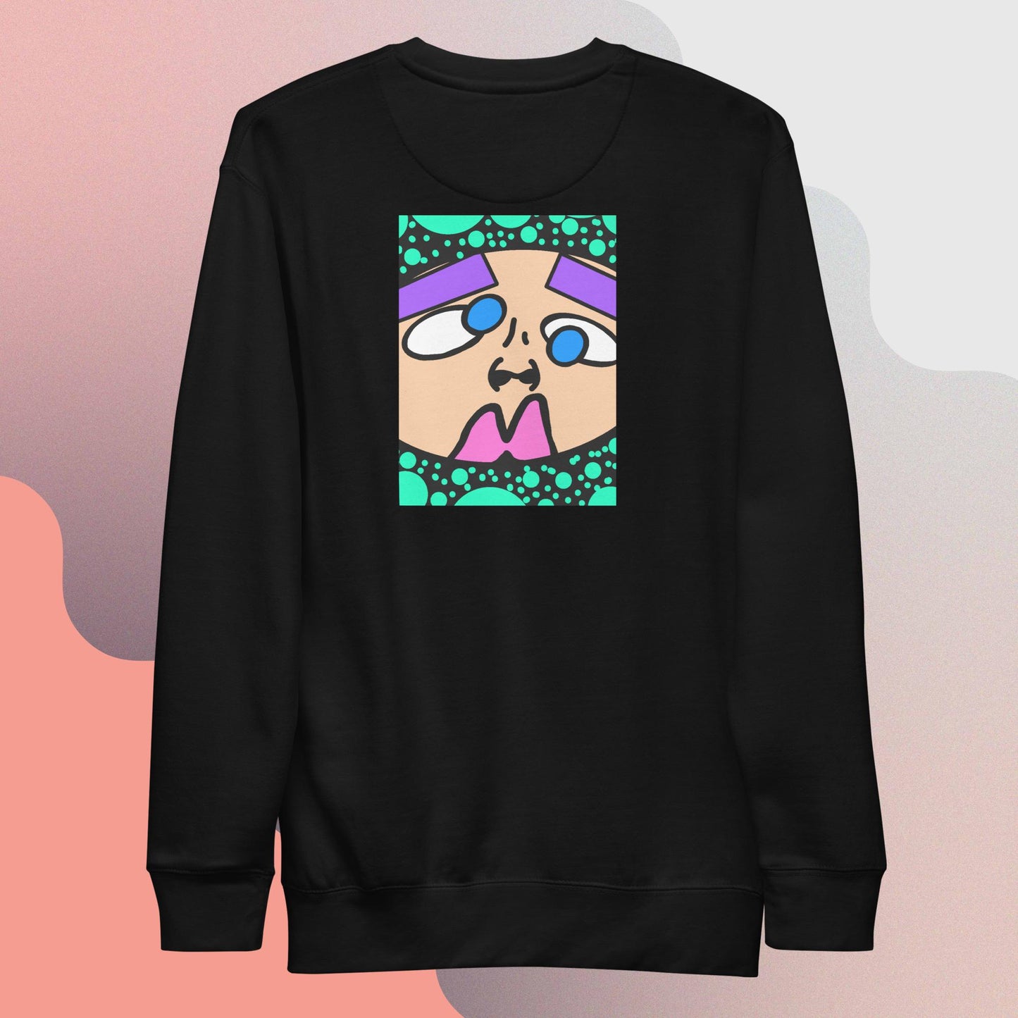 Funky Face Crew Neck