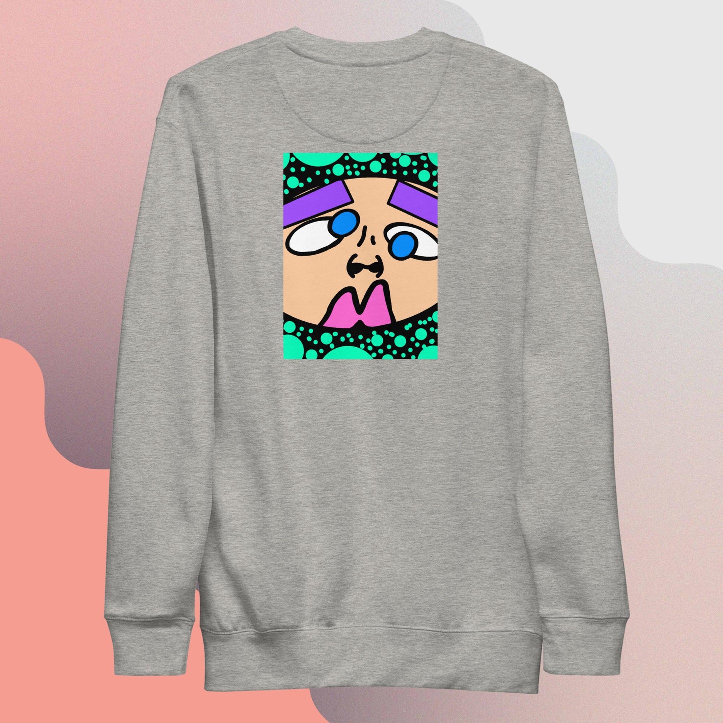 Funky Face Crew Neck