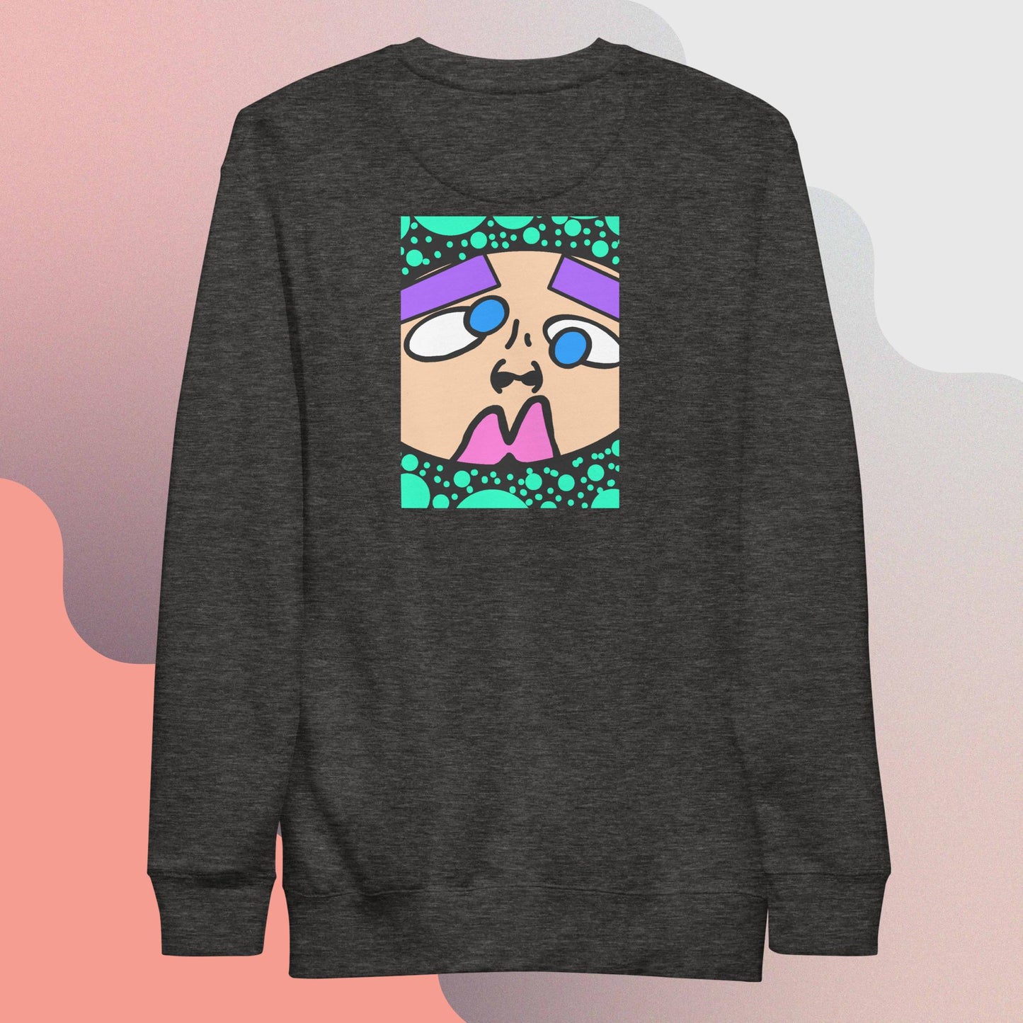 Funky Face Crew Neck