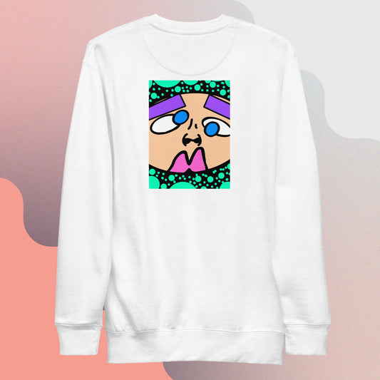 Funky Face Crew Neck